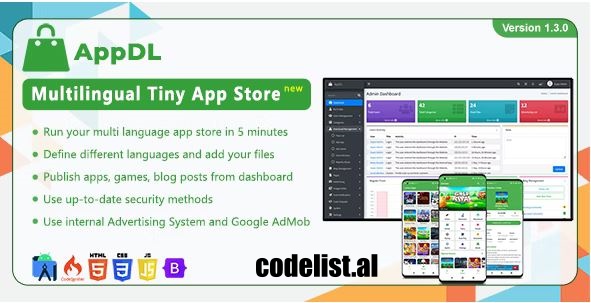 AppDL v1.3.0 – Multilingual Tiny App Store