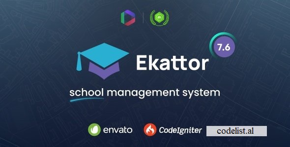 Ekattor v7.6 – School Management System – nulled